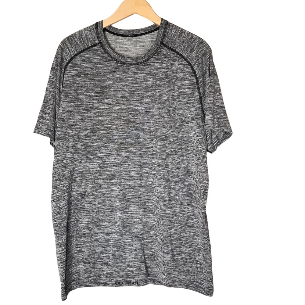 Lululemon Metal Vent Tech Short Sleeve Tee Workout Grey T-Shirt Men’s Large